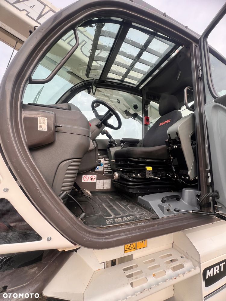 Manitou Ładowarka teleskopowa Manitou Mrt 2150 + Privilage Roto obrotowa 360 Pilot sterowanie radiowe Kosz Widły 2016/17 1840 2550 2540 silnik Mercedes 2150+ Merlo - 9