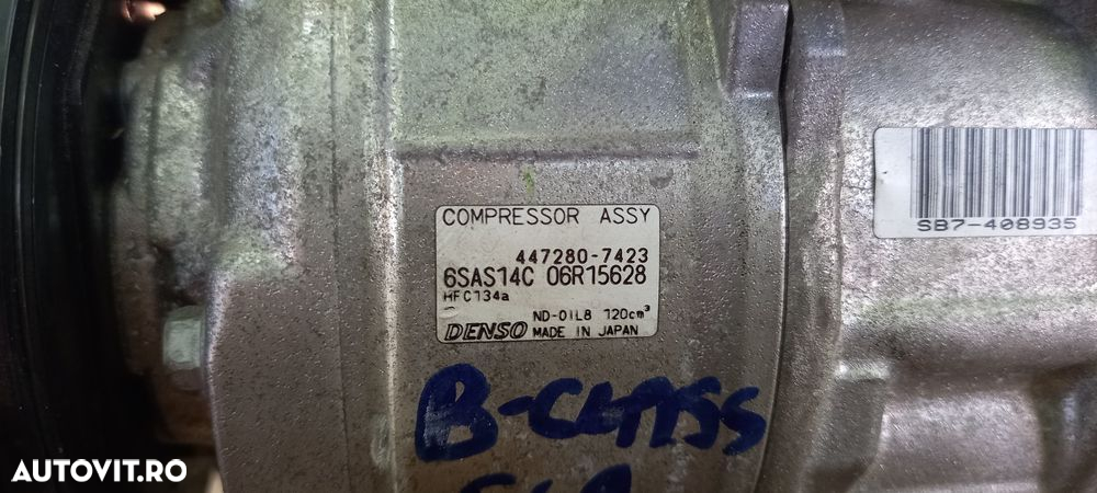 Compresor de clima Mercedes A-class, B-class ,Cla,Gla 2.0 benzina 2014 - 5