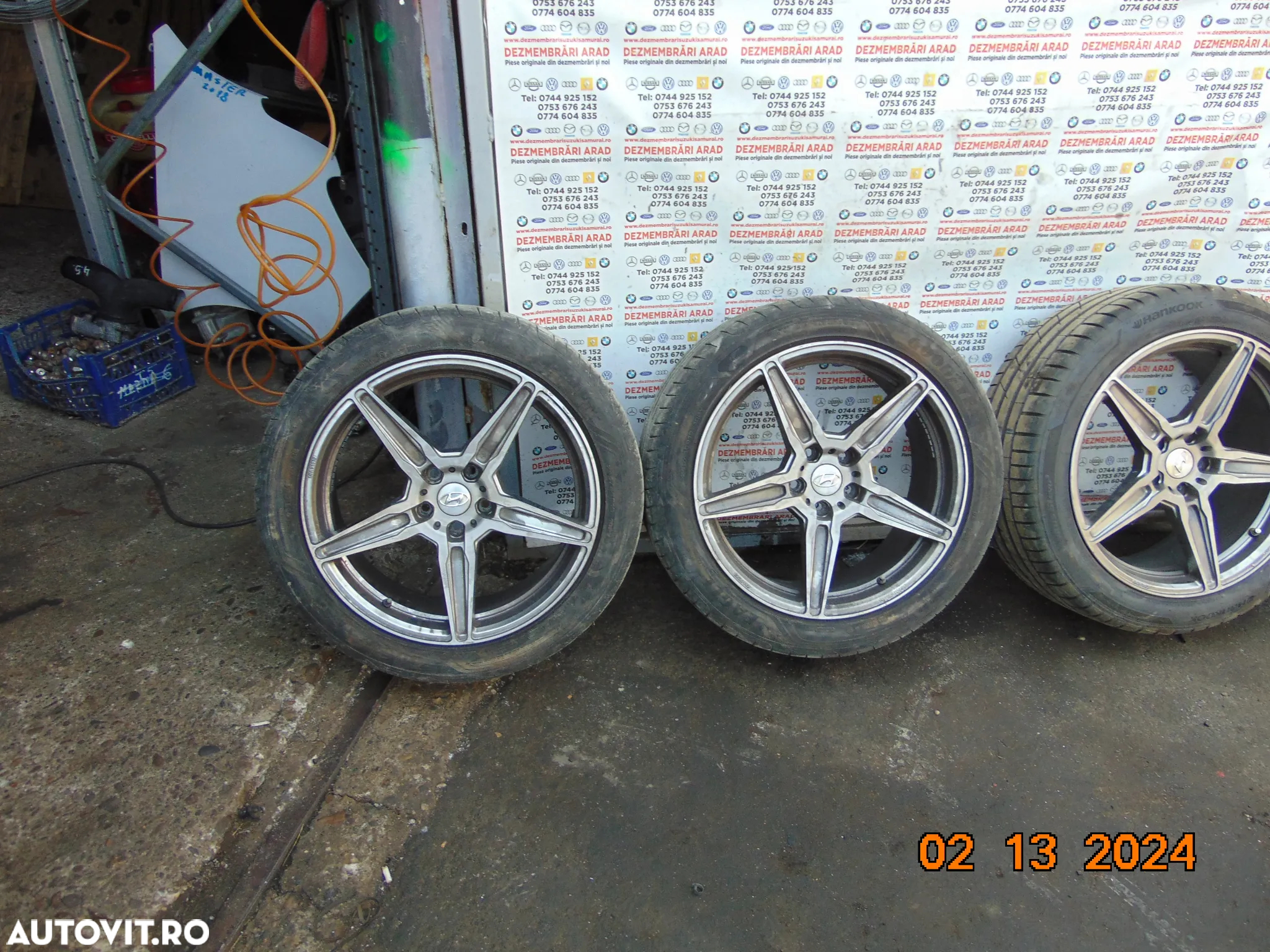 Jante Hyundai Tucson r19 santa fe Kia sorento Sportage Mazda nissan honda r19 jante cu anvelope vara jante aliaj aluminiu r19 japoneze - 2