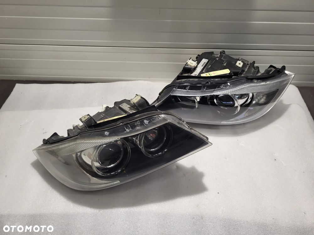 BMW 3 E90 XENON NIE SKRĘTNY KOMPLET LAMP PRZEDNICH  69427379/ 69427389 - 5