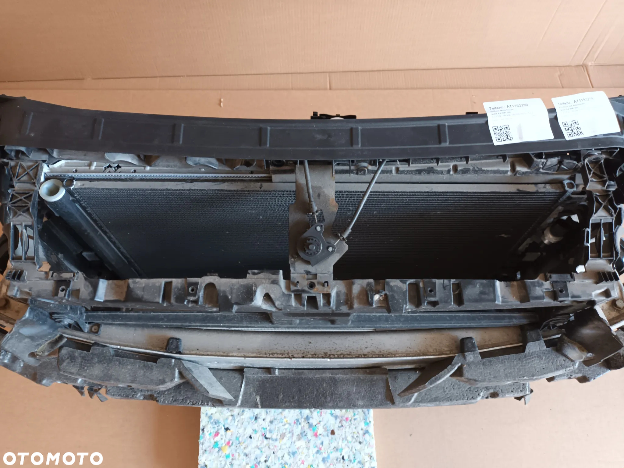 Audi A4 B9 8W kompletny przód maska lampy led zderzak błotnik w kolor LY9T OEOE - 16