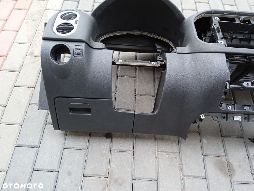 DESKA ROZDZIELCZA KONSOLA KOKPIT EU VW TIGUAN 1 I LIFT PODUSZKI AIRBAG - 2