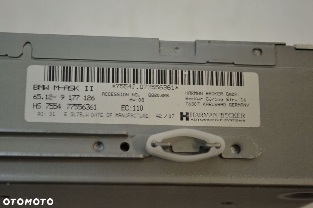 BMW E60 E61 X5 E53 9177126 CZYTNIK NAWIGACJI radio navi - 8