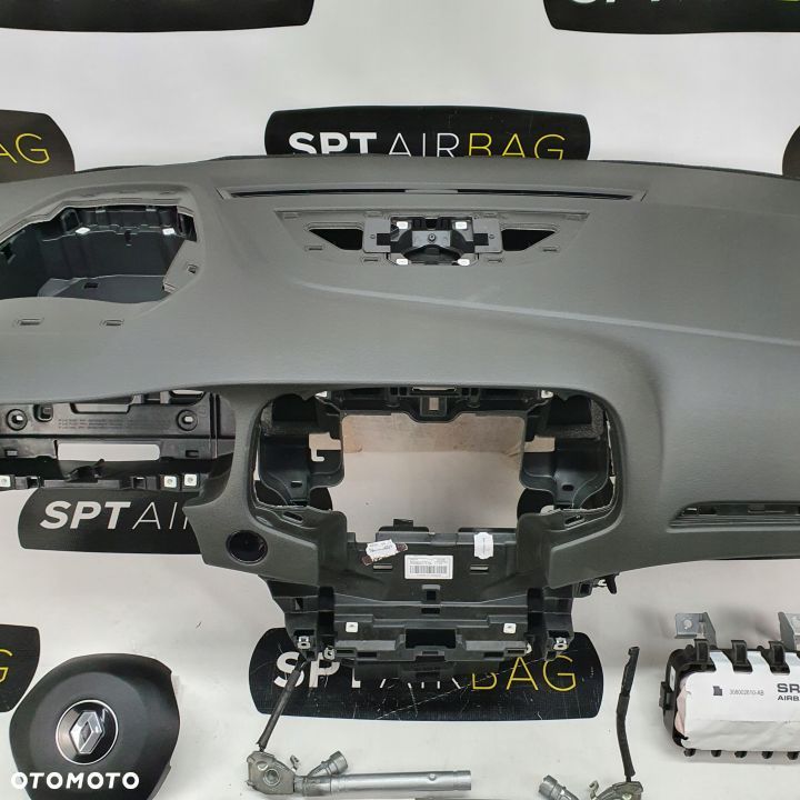 RENAULT MEGANE 4 IV GT DESKA ROZDZIELCZA KONSOLA KOKPIT PULPIT PODUSZKI AIRBAG AIR BAG PASY KIT SET - 3