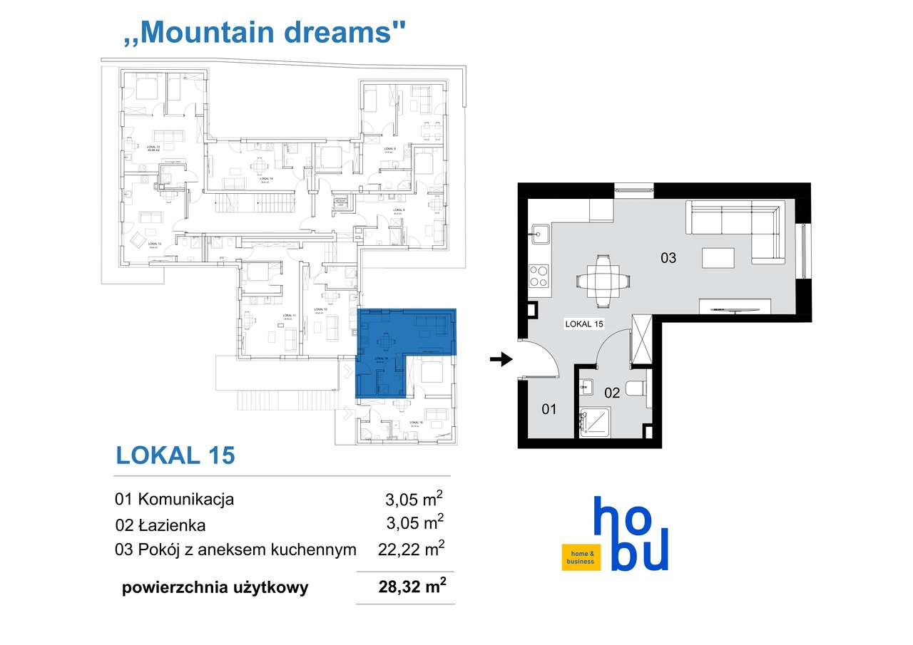 Mountain Dreams apartament nr 15 - Pełny obrazek: 2/14
