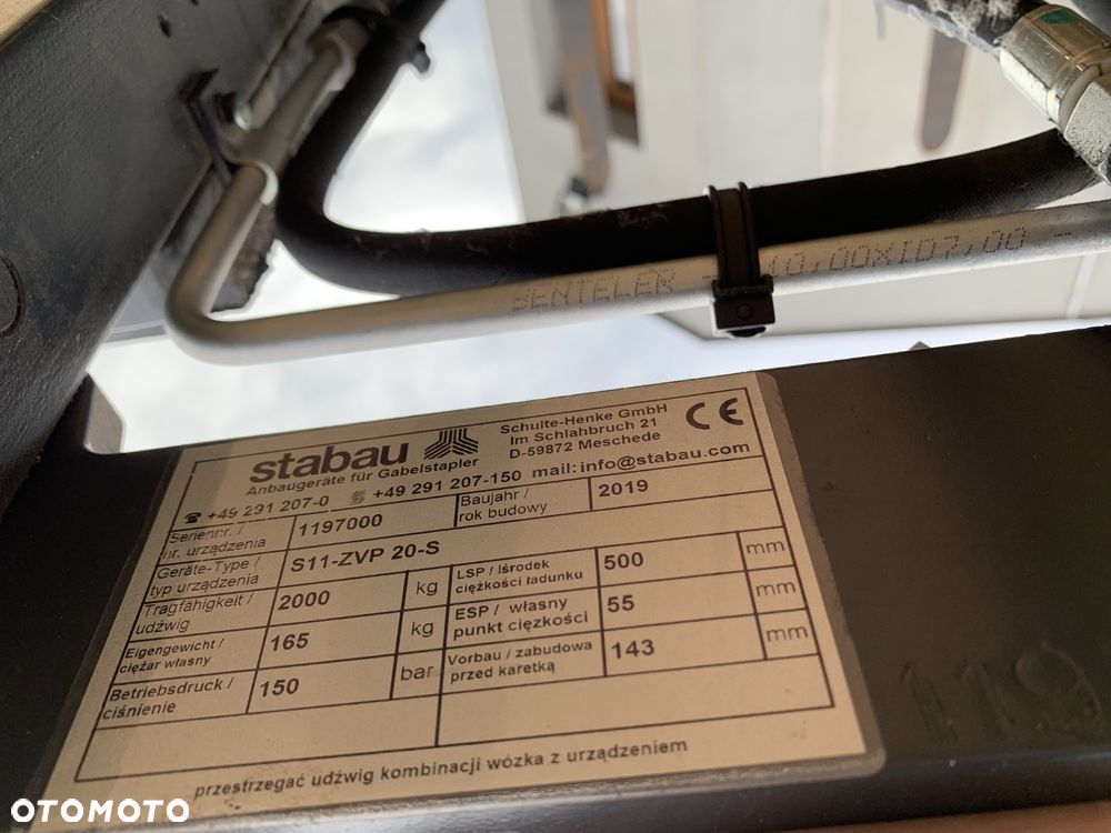 Pozycjoner wideł Stabau S11-ZVP 20-S ID OS1645SLO 2A JAK NOWY - 6