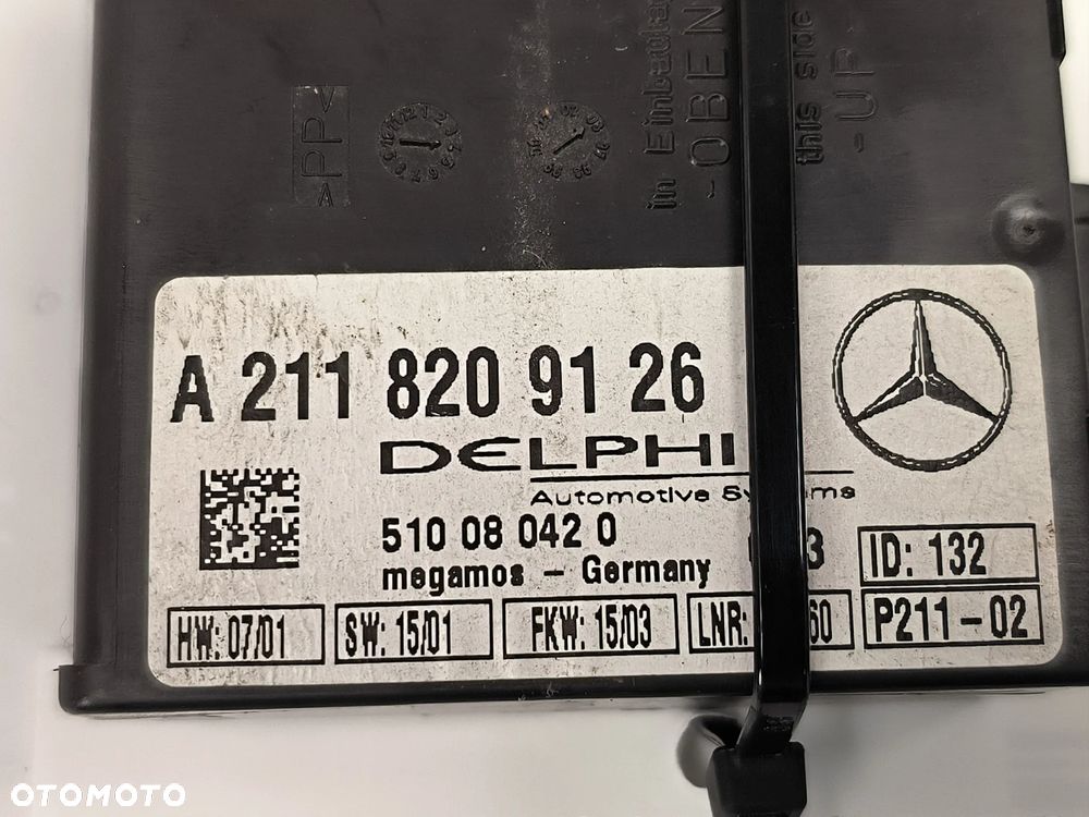 Sterownik / Moduł alarmu A2118209126 Mercedes-Benz SL-class, SL R230  2003r. - 3