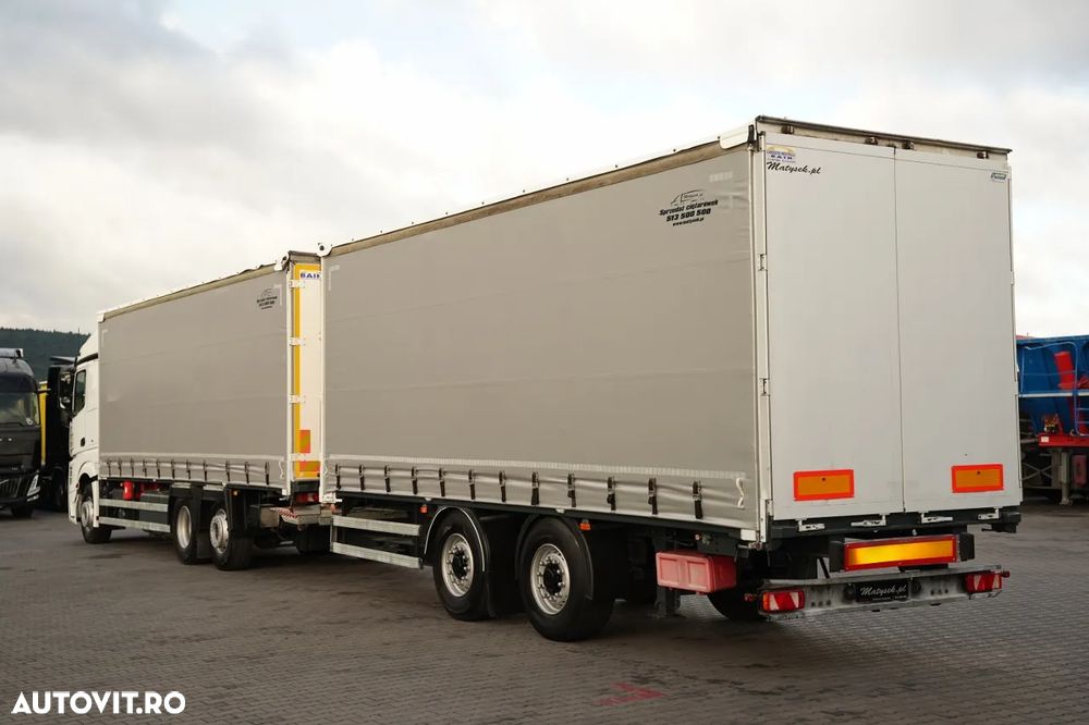 Mercedes-Benz ACTROS 2551 / TANDEM COMBINAT 120 M3 / TRAVERSĂ / RIDICATIVĂ / PUNTE RIDICATIVĂ / PODEA REZISTENTĂ - 3