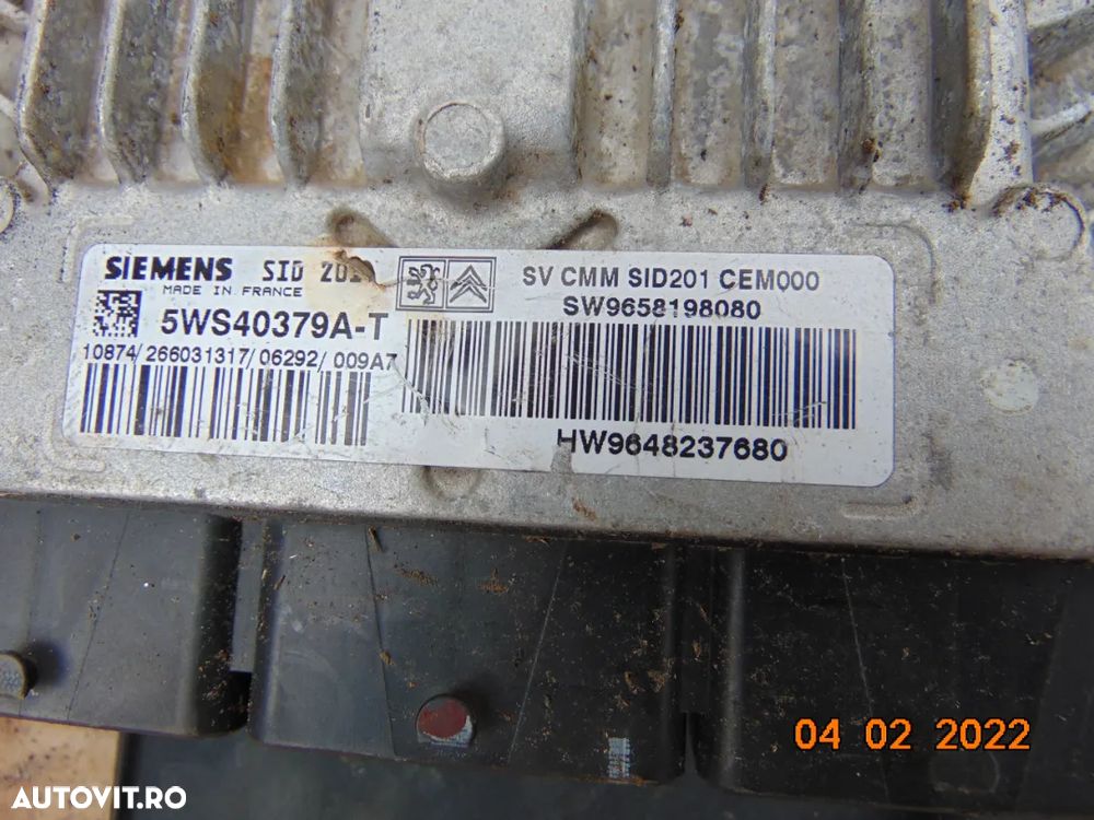 Ecu Peugeot 2.7hdi 607 407 citroen c6 2.7hdi c5 - 3