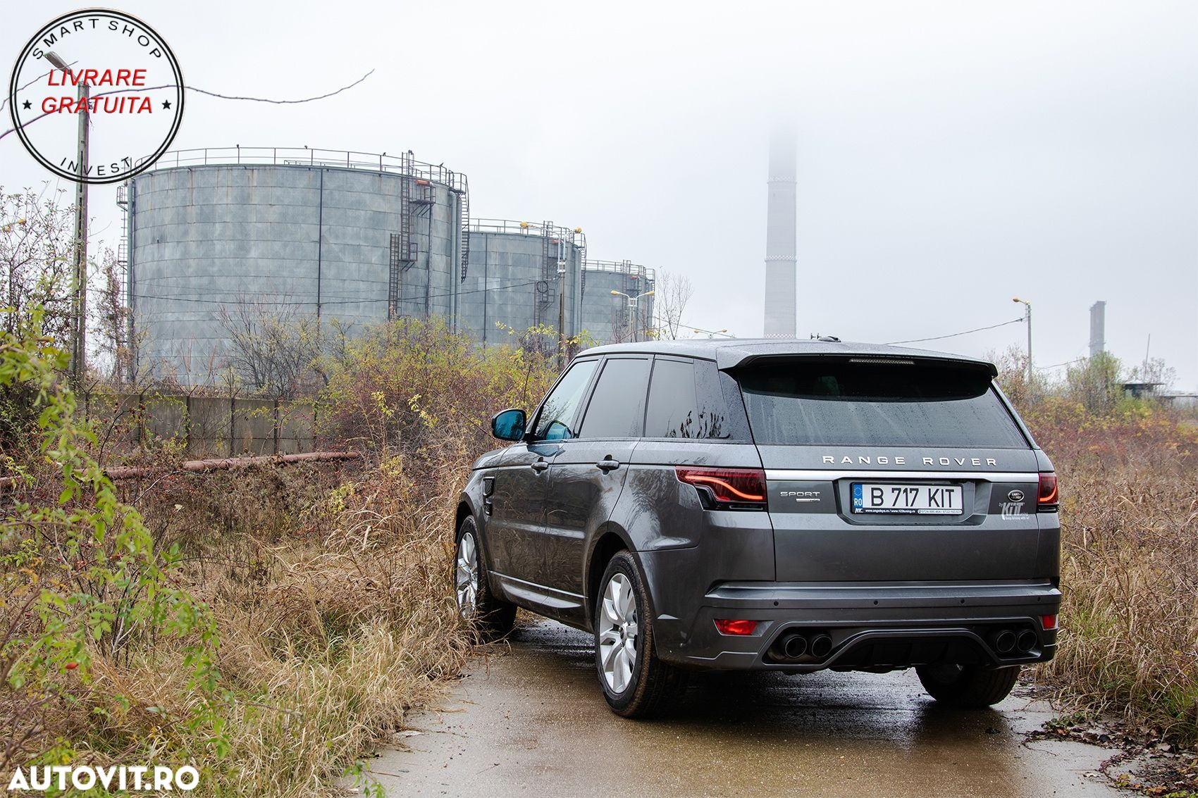Tobe Ornamente Sistem de Evacuare compatibile cu Land Rover Range Rover Carbon Fib- livrare gratuita - 10