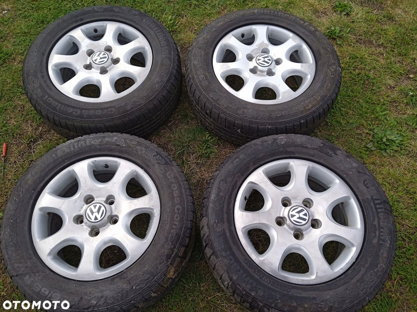 felgi aluminiowe 5x130 VW Touareg 2002-2017 7L6601025A opony zimowe 235/65 - 1