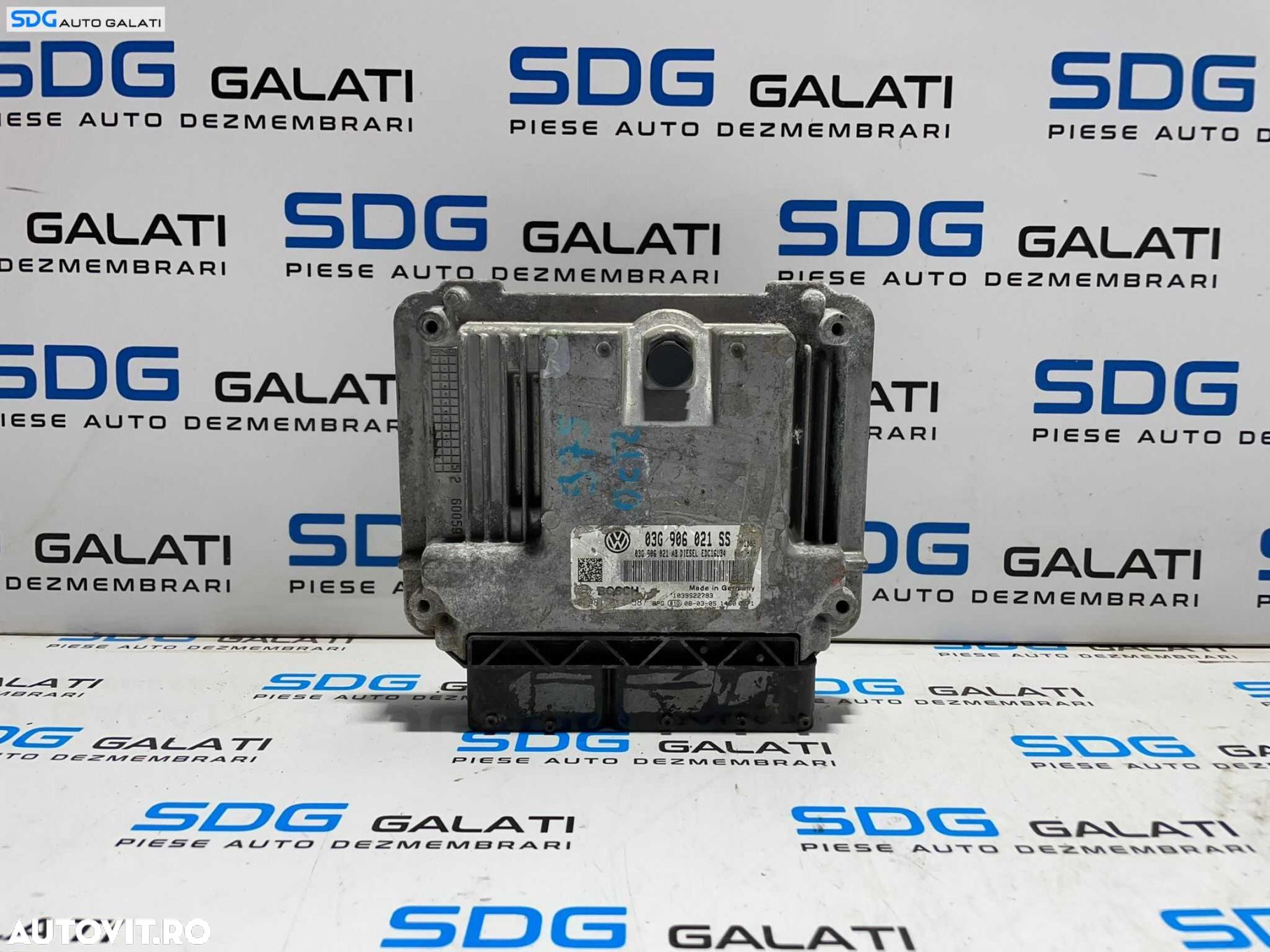 ECU Calculator Motor Bosch Skoda Octavia 2 2.0 TDI BMM 2004 - 2013 Cod 03G906021SS 0281914587 [L3348] - 1