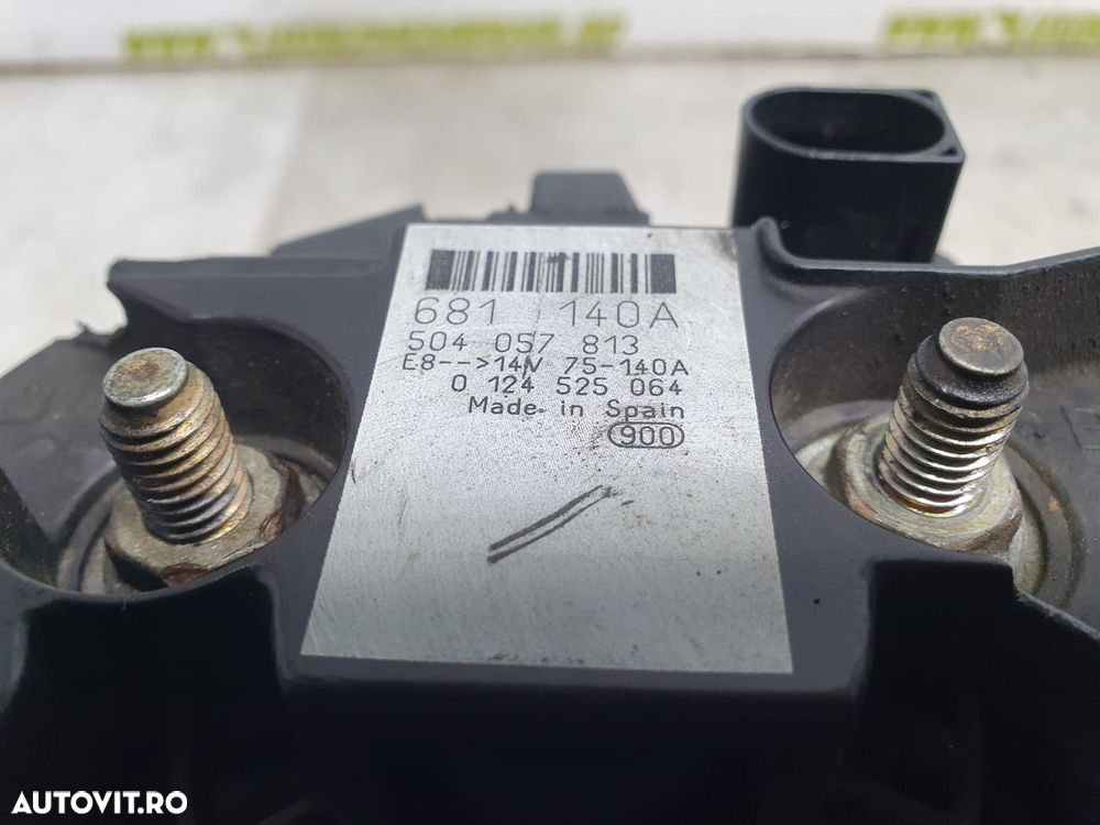 Alternator 504057813 3.0 D Fiat Ducato 3 Typ250 [2006 - 2011] - 4