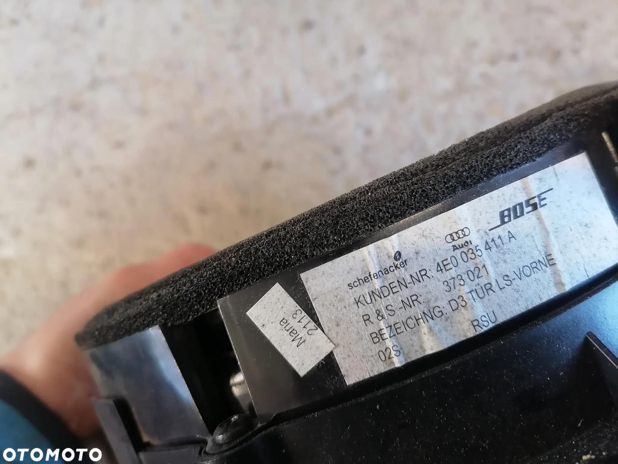 Zestaw BOSE Głośniki Wzmacniacz Subwoofer Komplet Audi A8 D3 - 3