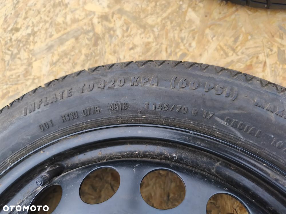 KOŁO DOJAZDOWE ZAPASOWE 5X114,3 145/45R17 RENAULT SCENIC IV DACIA NISSAN - 3