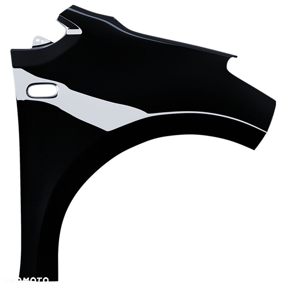 BLU Błotnik VOLKSWAGEN VW UP! LC9X prawy czarny 2012-2016 przód TiefSchwarz - 2