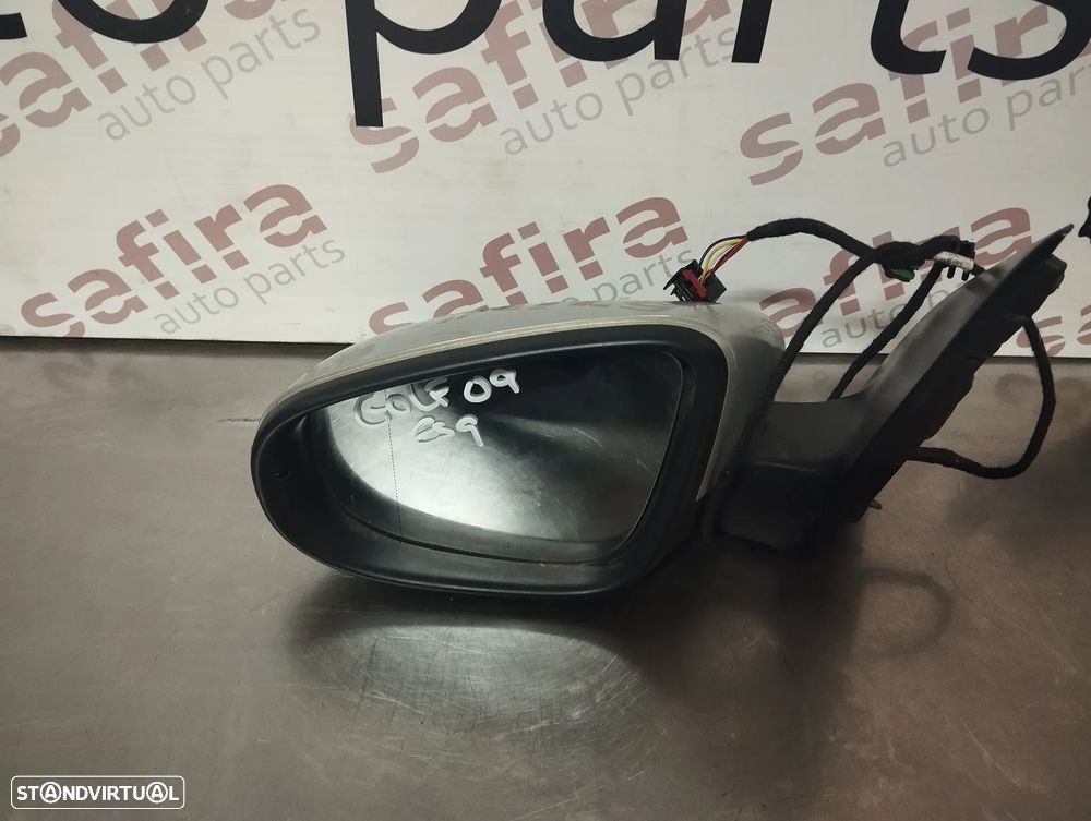 ESPELHO RETROVISOR VOLKSWAGEN GOLF VI / 6  - ESQUERDO (COM DEFEITO) - 1