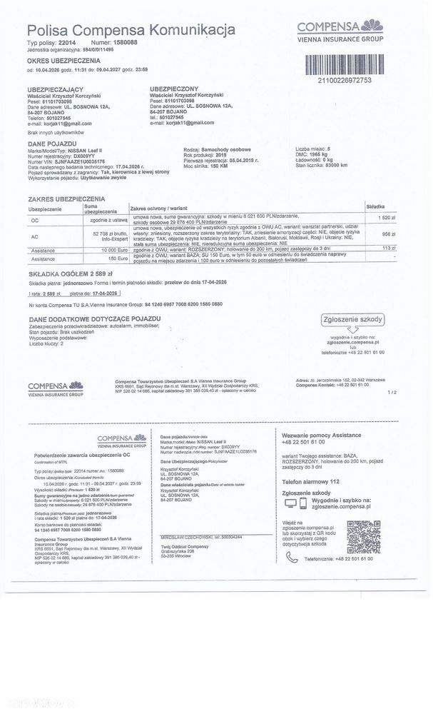 Nissan Leaf 40kWh Tekna - 36