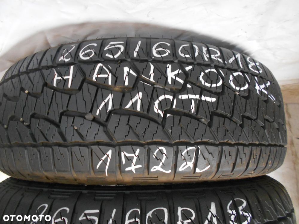 OPONY 265/60R18 HANKOOK DYNAPRO A/T M DOT 1722 9.4MM - 2