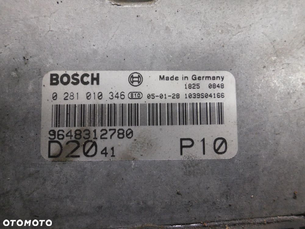 CITROEN JUMPER 2.0 2.2 ZESTAW STARTOWY 0281010346 9648312780 DUCATO BOXER - 2