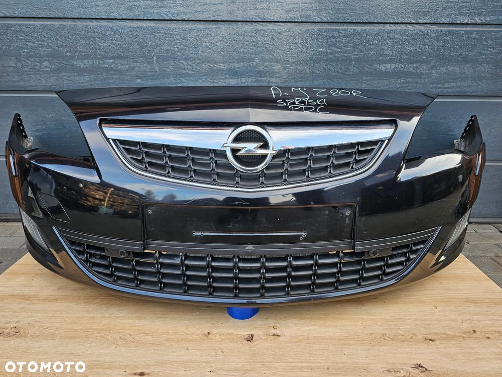 ZDERZAK PRZÓD PRZEDNI OPEL ASTRA J Z20R PRZED LIFT PDC SPRYSKI ATRAPA EUROPA HALOGENY ŁADNY - 1