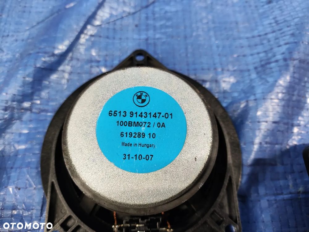 GŁOŚNIK GŁOŚNIKI PRZÓD TYŁ LEWY PRAWY KOMPLET HIFI 9143147 9143131 9143132 9145383 BMW E64 LCI LIFT - 9