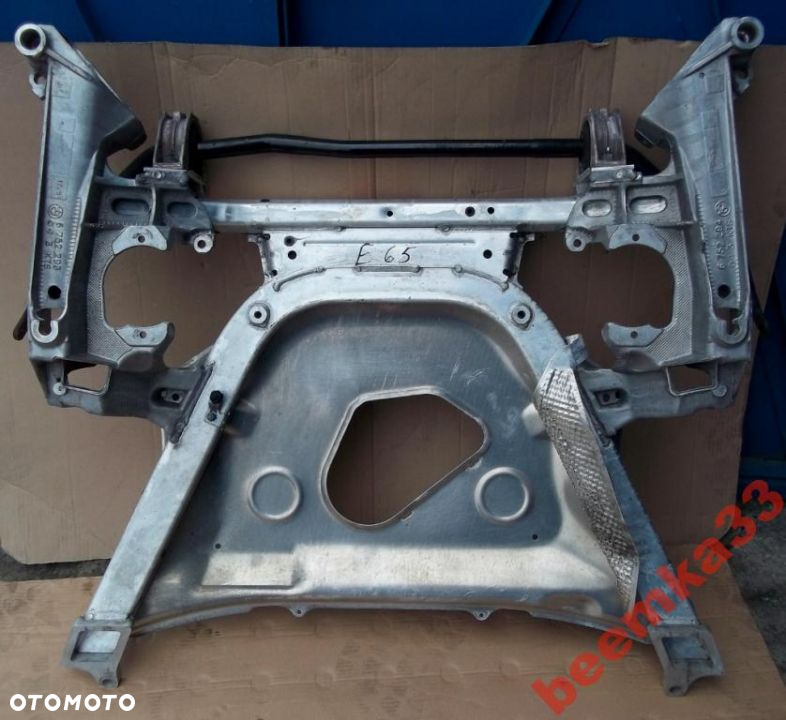 Wózek przedniego zawieszenia BMW E65 sanki - 2