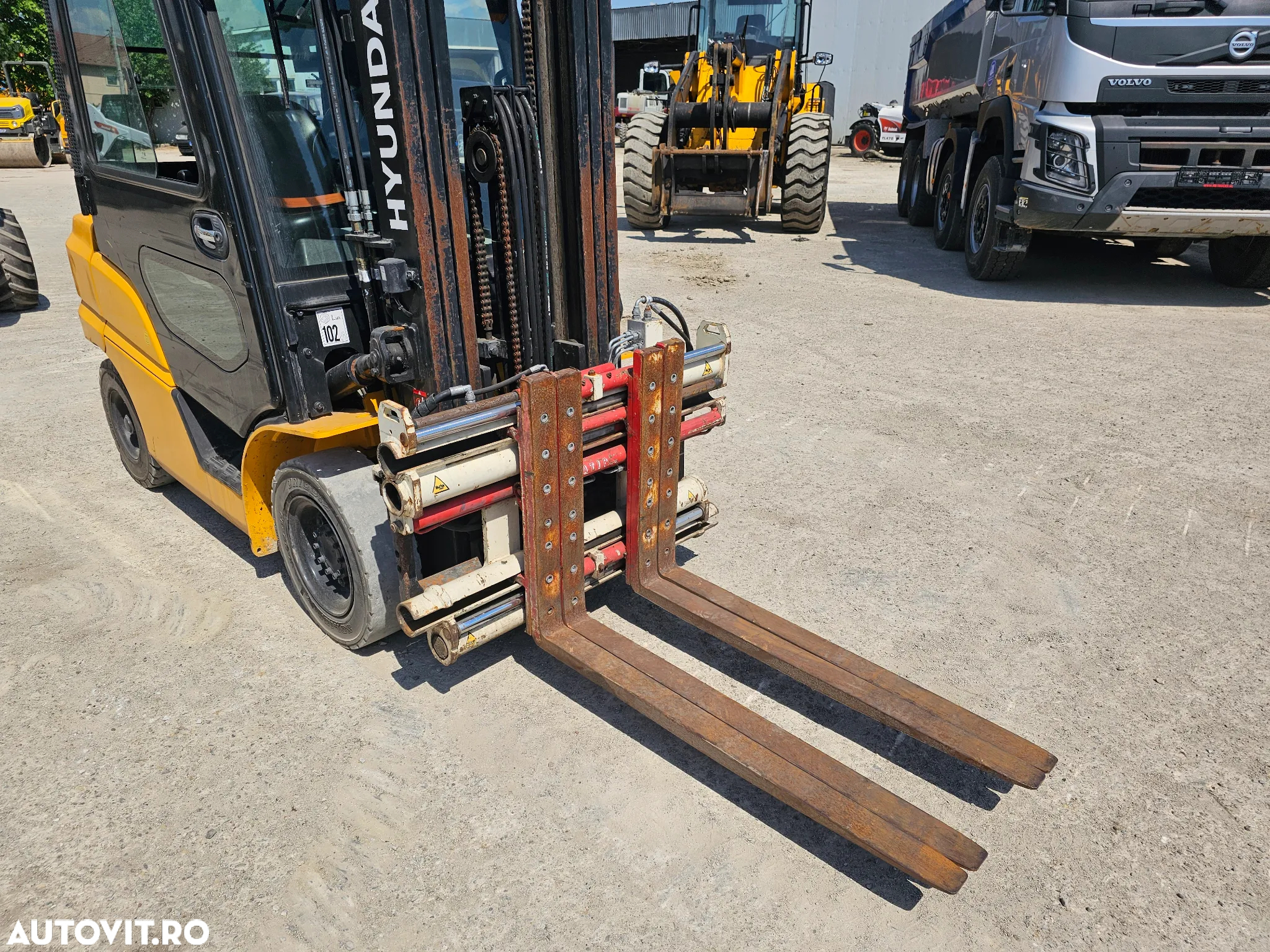 Hyundai 25D-9E motostivuitor stivuitor triplex - 4