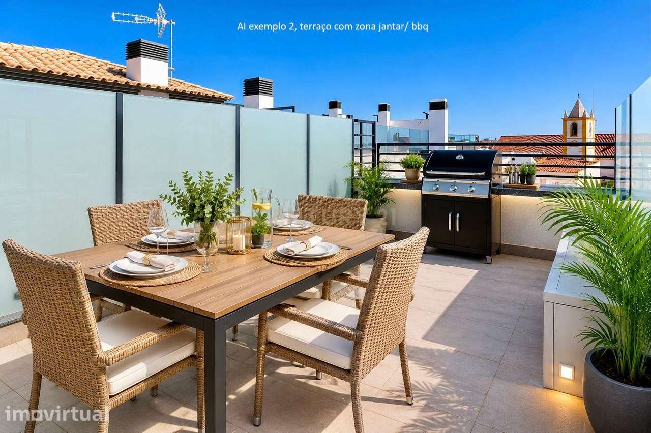 Apartamento T3 de alta qualidade, c/ garagem e piscina - Grande imagem: 3/51