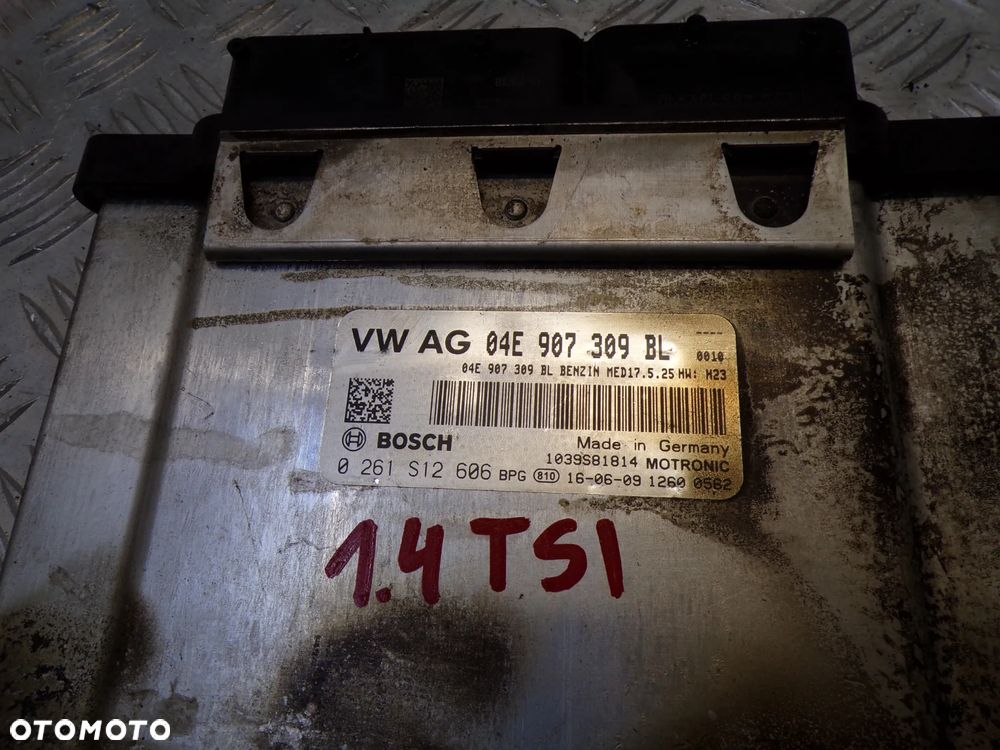 KOMPUTER STEROWNIK SILNIKA VOLKSWAGEN SEAT SKODA 04E907309BL - 3