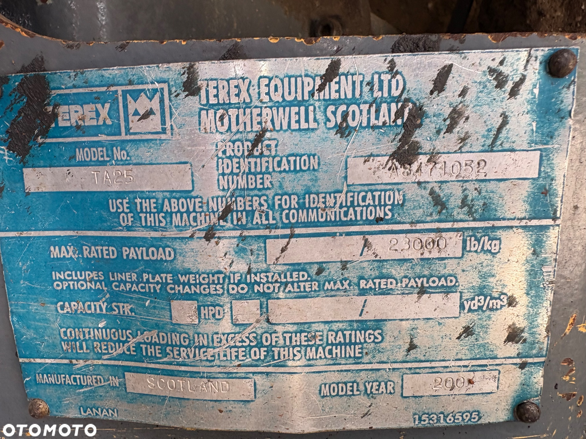 Terex TA25 27 30 - 16