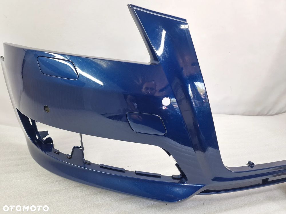 AUDI A3 8P0 LIFT 08- ŁADNY ZDERZAK PRZEDNI PRZÓD NA SPRYSKI + 4X PDC , KOLOR GRANATOWY METALIK , NR 8P0807437H , NR AUKCJI NZ1109 - 7