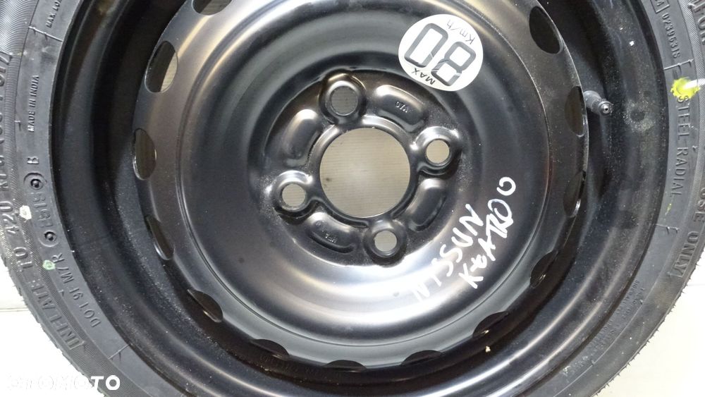 KOŁO DOJAZDOWE R14 4X100 NISSAN MICRA K13 - 2