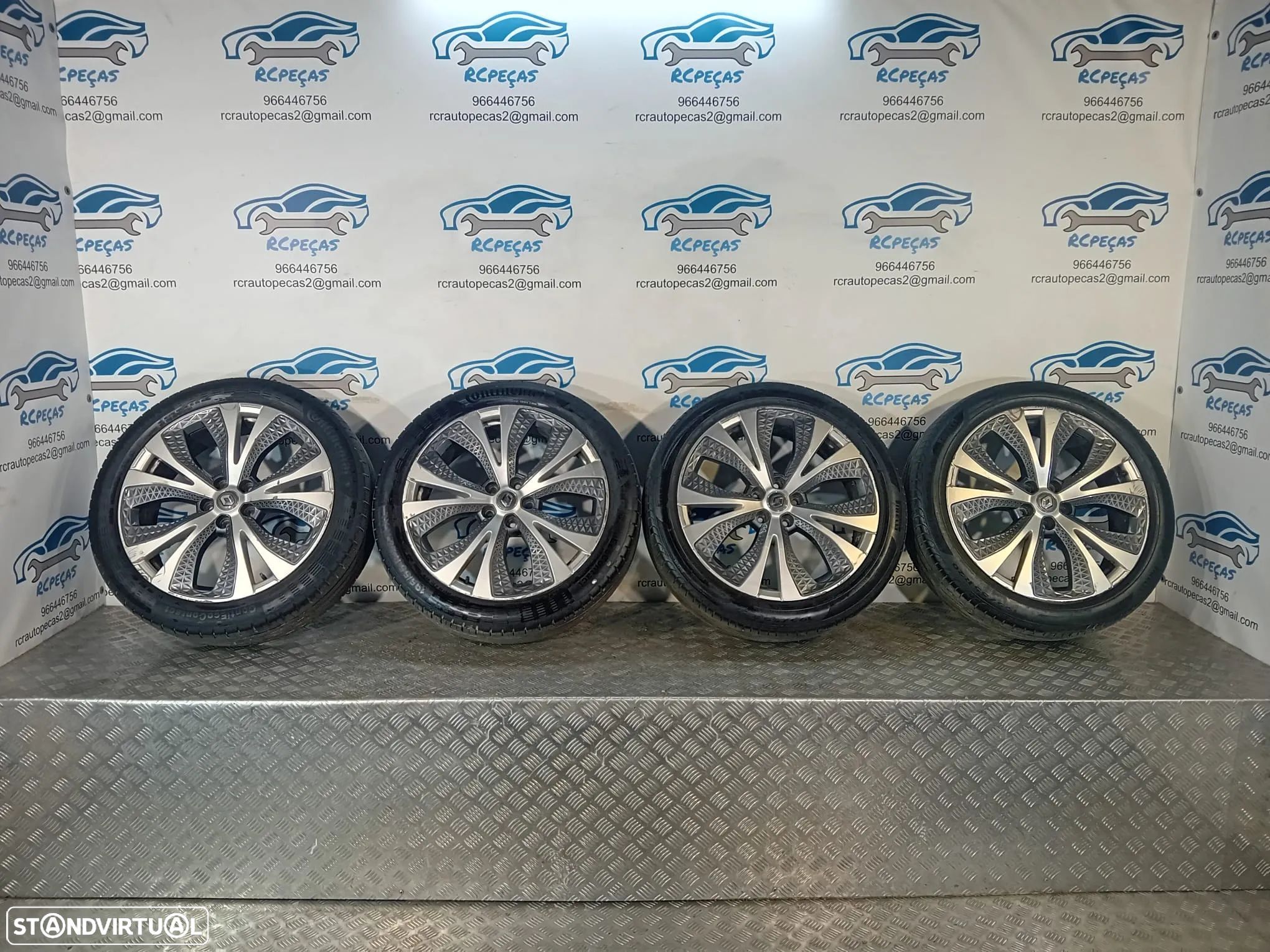 .Conjunto Jantes 20 Originais Renault Grand Scenic IV 4 6.5J ET33 5x114.3 - 1
