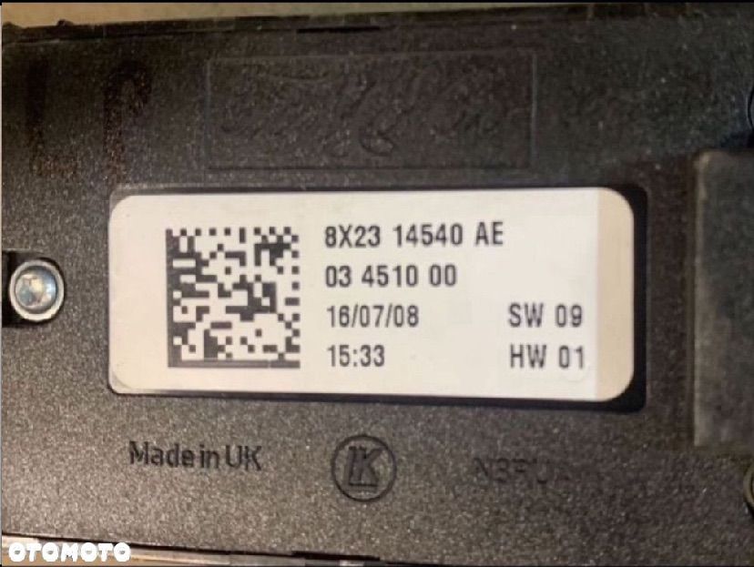 8X23-14540 panel szyb lusterek jaguar xf x250 - 3
