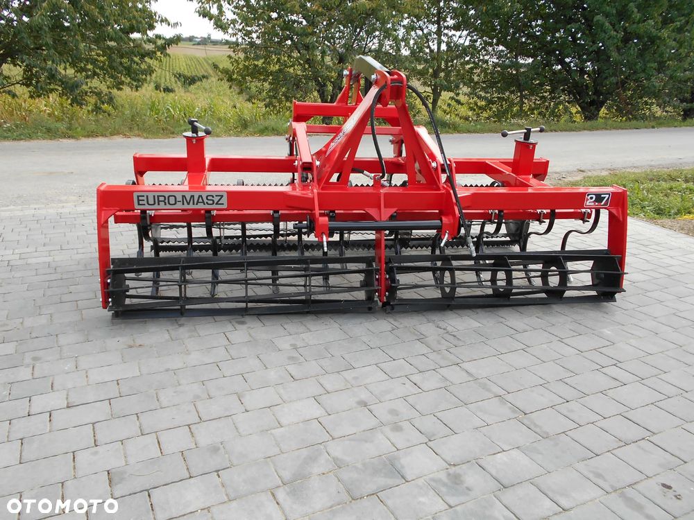 Agregat uprawowo-siewny 2,5/2,7/3m Kultywator z wałkiem / hydropak/ rura, struna, packer - 6