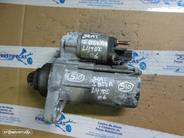 Motor De Arranque 02Z911023H TS18E1 SEAT IBIZA 2006 1,4TDI VW PASSAT 2006 1.9 TDI VW GOLF PLUS (5M) FASE 1 2008 1.9TDI  105CV 5P CINZENTO - 1