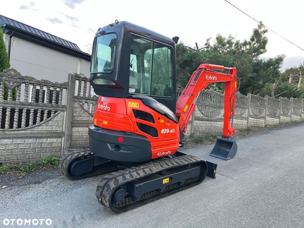 Kubota U25-3α | Minikoparka KUBOTA U25 | Zerowy Obrys | Waga 3 Tony | Mini Koparka 2.5 Tony | - 4