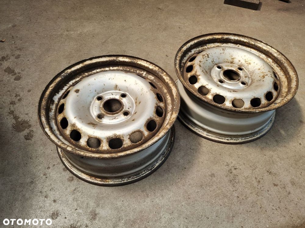 Felgi Stalowe Audi 6x15 4x108 ET37 ORYGINAŁ - 1