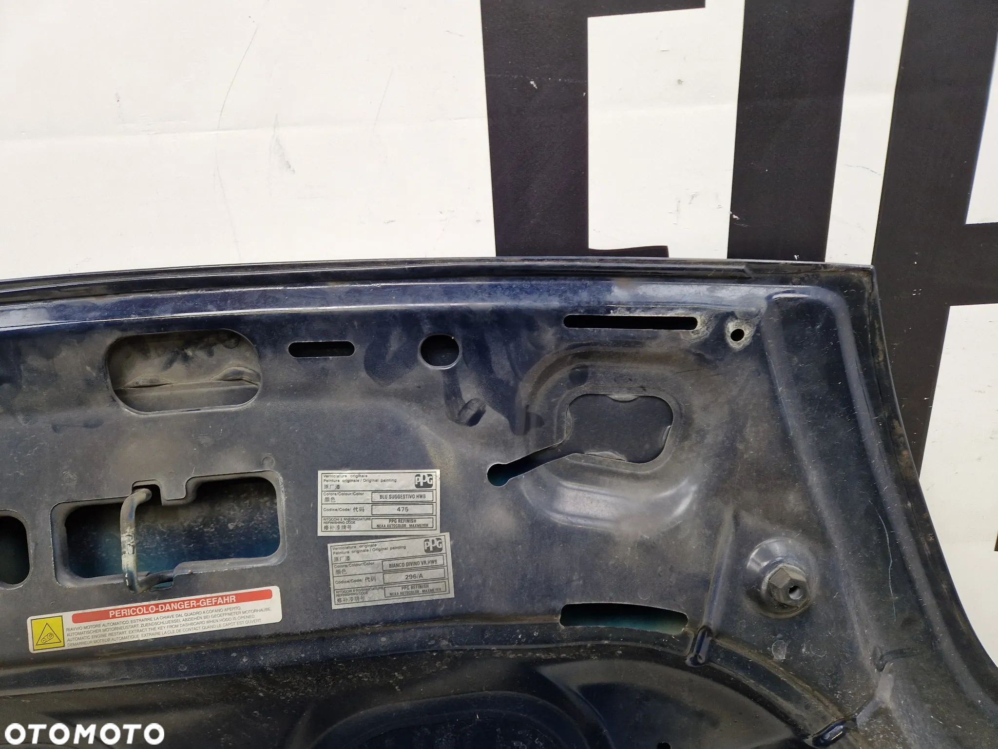 Maska pokrywa silnika Fiat Punto Evo Grande Punto - 8