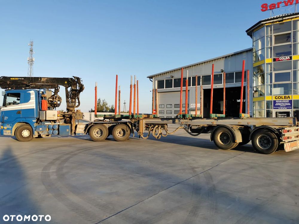 Scania R620, 6x4, do drewna, dłużycy, kłody, Epsilon S260L87 - 6