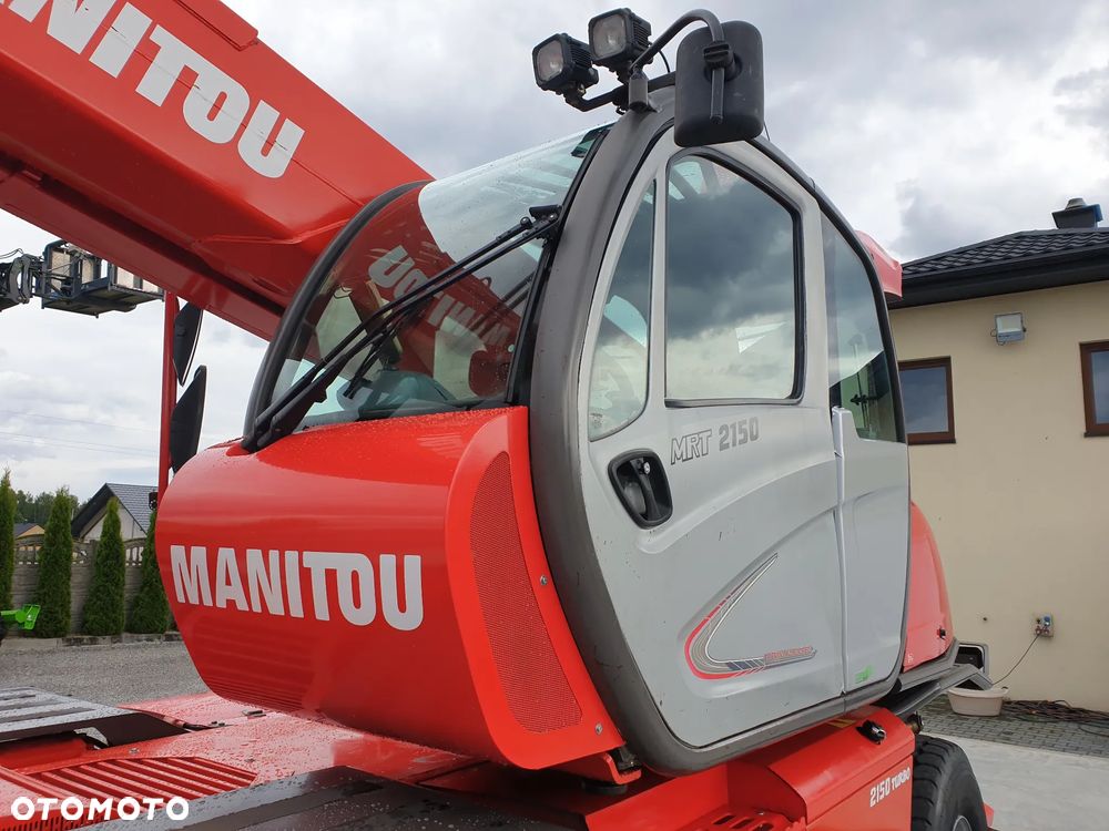 Manitou MRT ROTO 2150 Privilege KOSZ/WIDŁY/PILOTY SPROWADZONA PIĘKNY STAN - 12