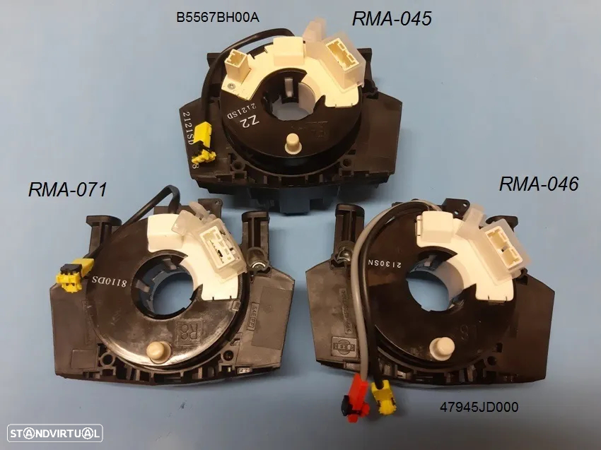 Modulo fita Airbag  Nissan Qashqai J10 e Navarra  (com garantia)  NOVO - 2