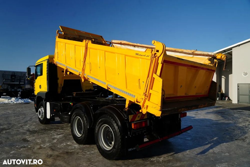 MAN TGA 26.410 / 6x4 / BASCULATOR 3 LATURĂ / MEILLER KIPER / MANUAL / - 4