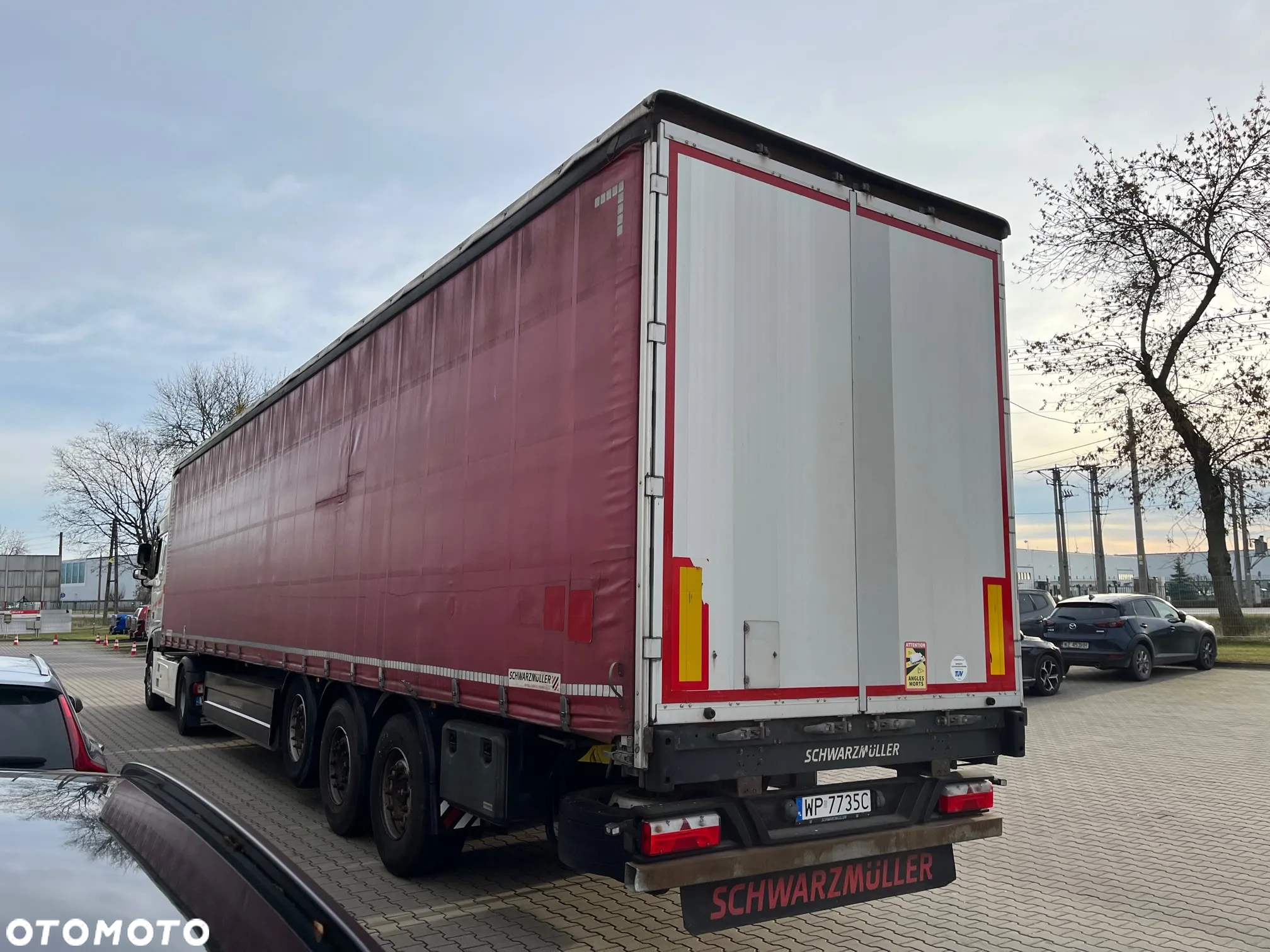 Schwarzmuller Firanka/ SAF/ kosz na palety - 3