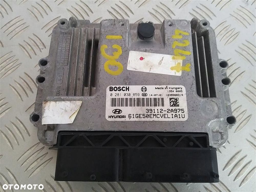 Zestaw odpalający startowy Hyundai I30 II 11-17 1,6 CRDI KOMPUTER STACYJKA 0281030859 - 8