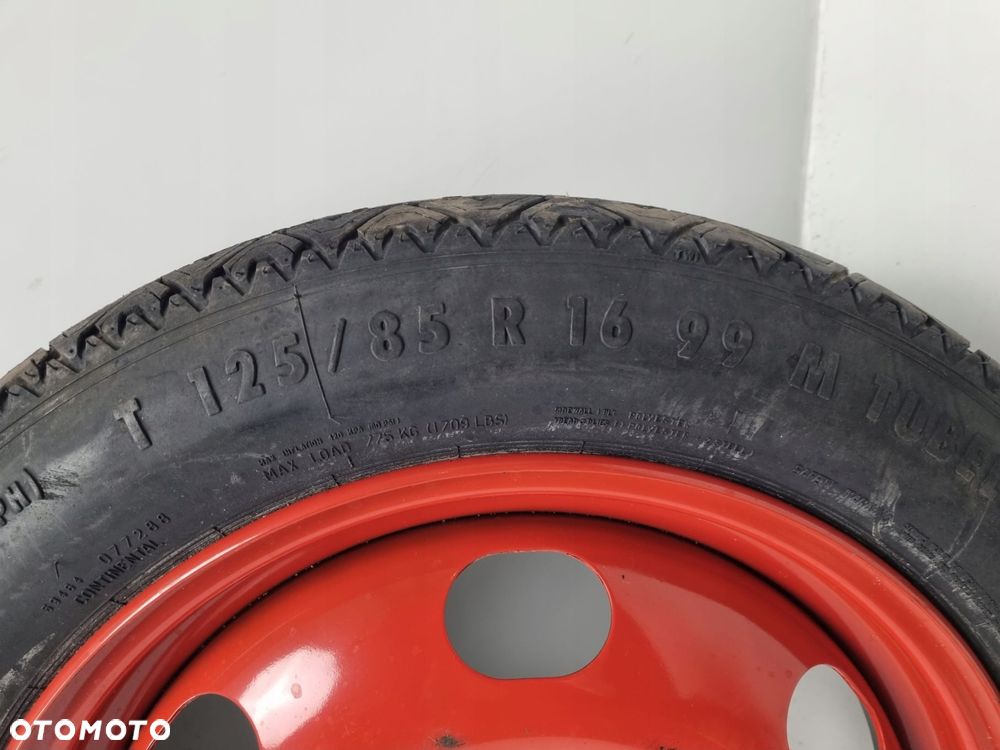 KOŁO DOJAZDOWE Peugeot 207 308 dojazdówka 125/85 R16 4x108 Citroen 2160718 - 6