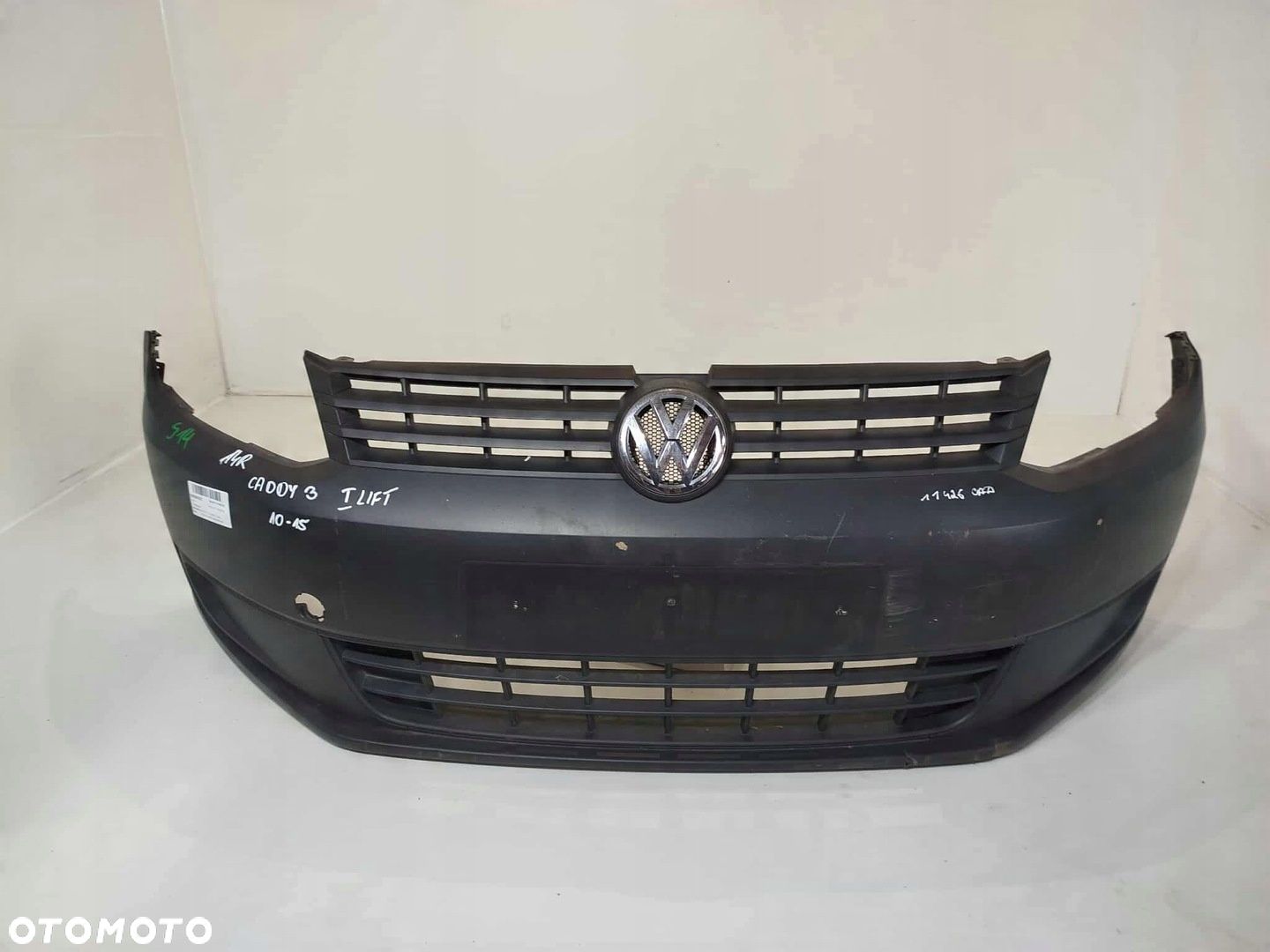 ZDERZAK PRZEDNI PRZÓD GRILL VW CADDY III 3 I LIFT 10-15 - 1