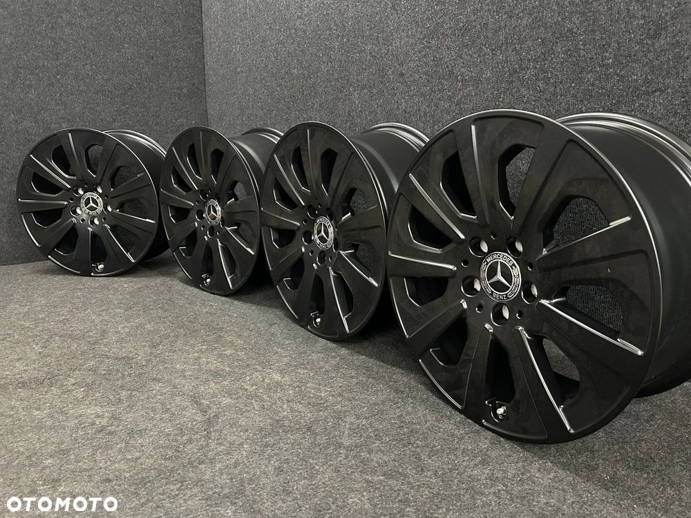 Alufelgi Mercedes S-Klasa W222, E-Klasa W213, W212, GLK, CLS 17 cali 5x112 4szt. Ładne z czujnikami! - 1