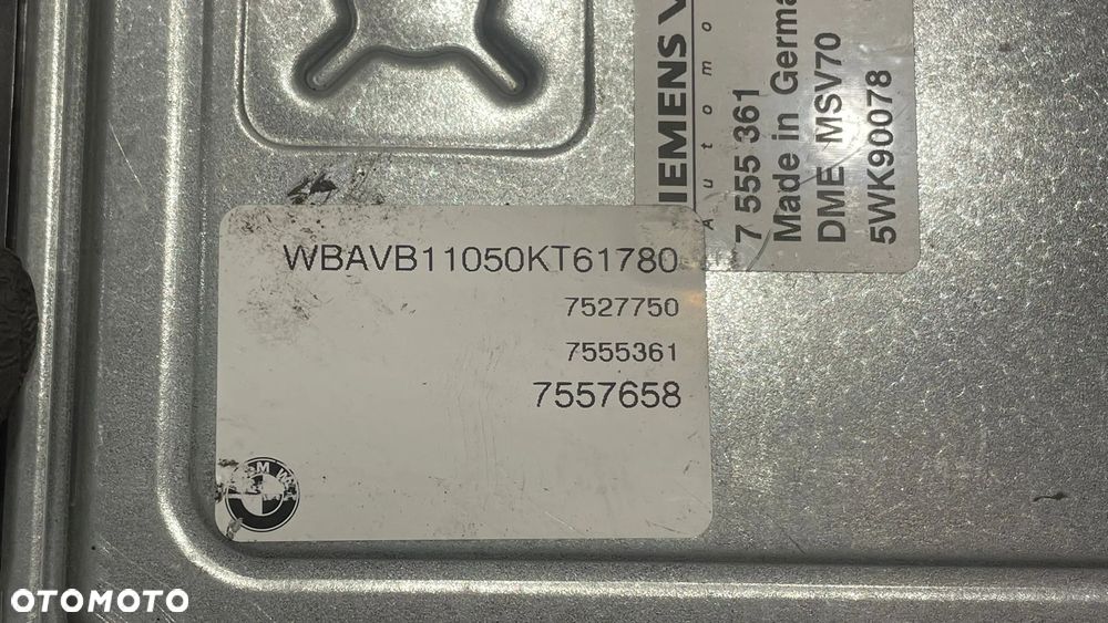 Komputer, sterownik silnika BMW 7555361 - 6
